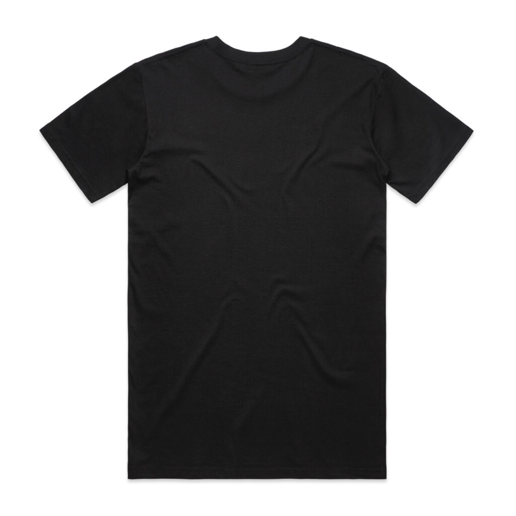 5001 staple tee black back 44710