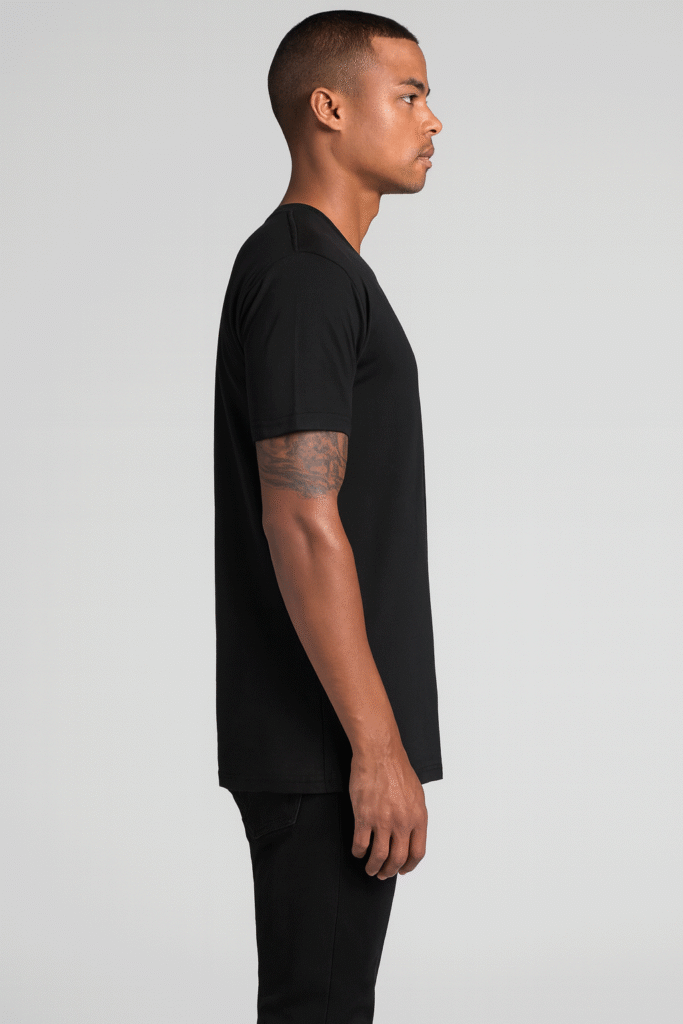 AS Colour black t-shirt side