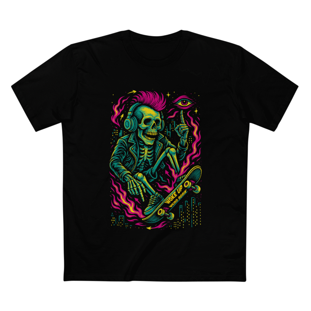 front, black