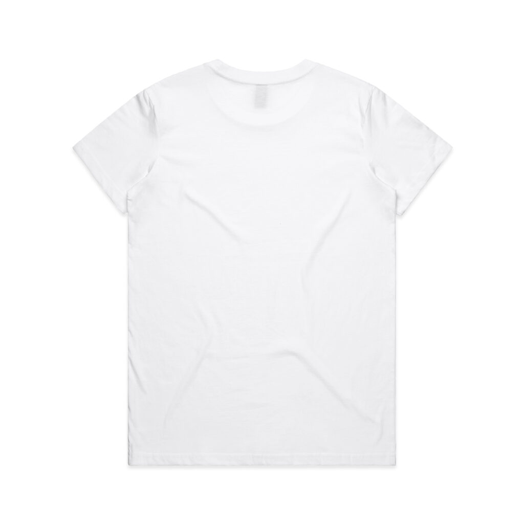 4001 maple tee white back