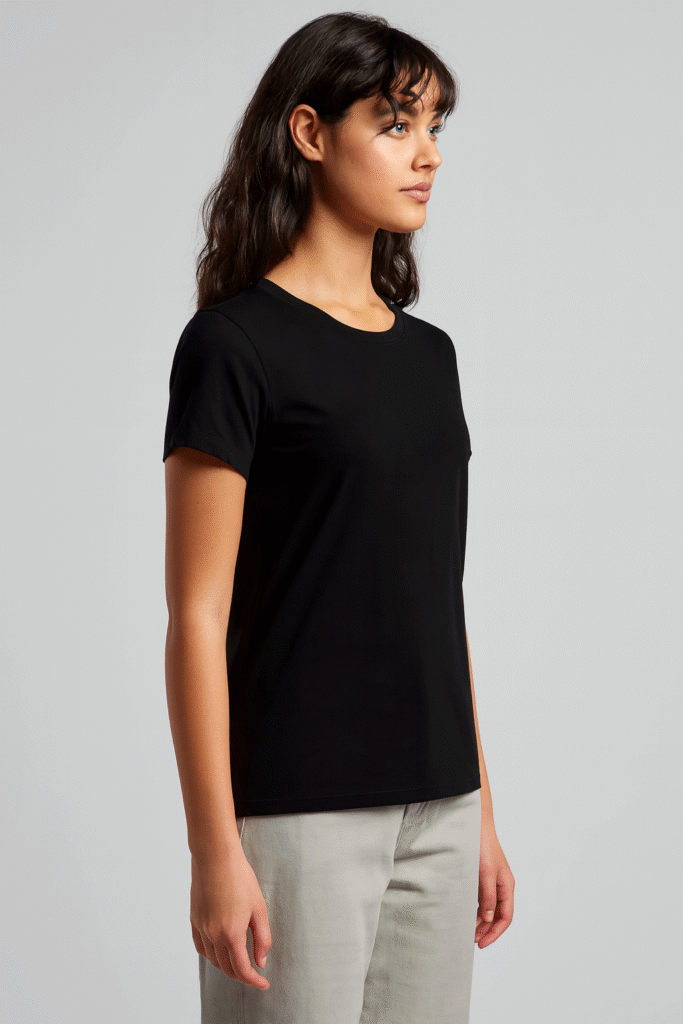 maple tee 4001 model black half side