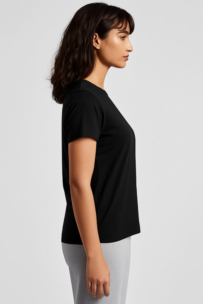 maple tee 4001 model black half side